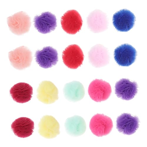 COLLBATH 20 Stücke Haustier Haar Band Elastische Haar Krawatte Für Hund Design Gemischte Muster Tier Haar Stretch Tier Haar Seil von COLLBATH