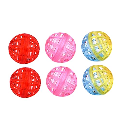 COLLBATH 20 stücke Katze Spielzeug Bälle Glocke Haustier Spielzeug für Kätzchen Spaß und Scratch Set Zufällige Farbe COLLBATH 20 stücke Katze Spielzeug Bälle Glocke Haustier Spielzeug für Kätzchen Spaß und Scratch Set Zufällige Farbe von COLLBATH