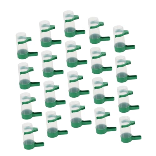 COLLBATH 20pcs Automatischer Vogelwasserspeicher Papagei Wasserschale Leicht Zu Reinigen Und Nachzufüllen von COLLBATH