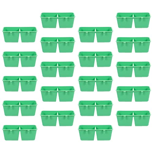 COLLBATH 20st Vogeltränke Vogelwasserspender Futterspender Für Haustiere Talg-vogelfutterkuchen Vogelfutterbecher Käfig Huhn Wildvogelfutter Hühnerstall Tasse Vogelfütterer Green Plastik COLLBATH 20st Vogeltränke Vogelwasserspender Futterspender Für Haustiere Talg-vogelfutterkuchen Vogelfutterbecher Käfig Huhn Wildvogelfutter Hühnerstall Tasse Vogelfütterer Green Plastik von COLLBATH
