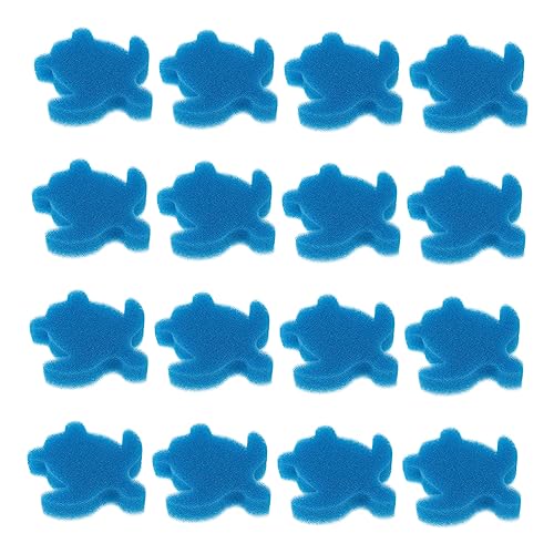 COLLBATH 24St Filterschwamm küchenschwamm Kitchen Sponge Ölabsorbierender Badewannenschwamm Schwammmedien für Aquarien Spa-Filter Reinigungsschwamm Ölabsorbierender Schwamm Polyurethan Blue von COLLBATH