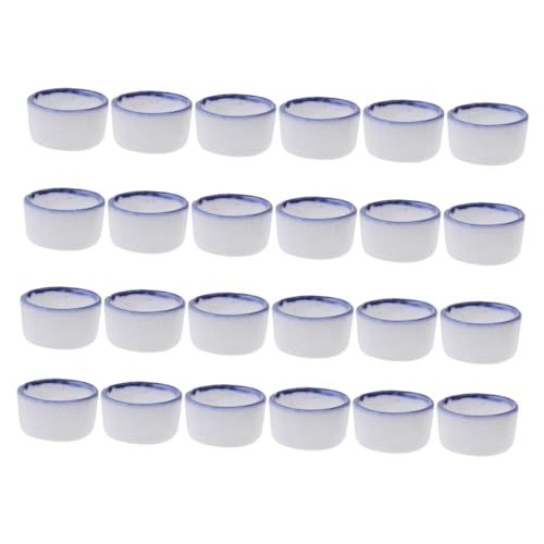 COLLBATH 24St Futterbecken für Spinnen Wurmschale aus Keramik Gecko Reptilienschale aus Porzellan Chamäleon tierfutterbehälter small Animal Food Kleiner Raupenfresser Raupenfütterung sinken COLLBATH 24St Futterbecken für Spinnen Wurmschale aus Keramik Gecko Reptilienschale aus Porzellan Chamäleon tierfutterbehälter small Animal Food Kleiner Raupenfresser Raupenfütterung sinken von COLLBATH