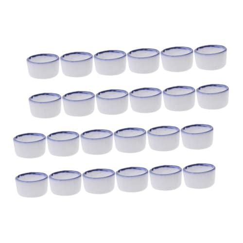 COLLBATH Zubehör Für Reptilienbecken 24er-Pack Mini-wassernäpfe Aus Porzellan Futternäpfe Für Spinnen Und Skorpione Keramikbecken Für Reptilien Weiß COLLBATH Zubehör Für Reptilienbecken 24er-Pack Mini-wassernäpfe Aus Porzellan Futternäpfe Für Spinnen Und Skorpione Keramikbecken Für Reptilien Weiß von COLLBATH