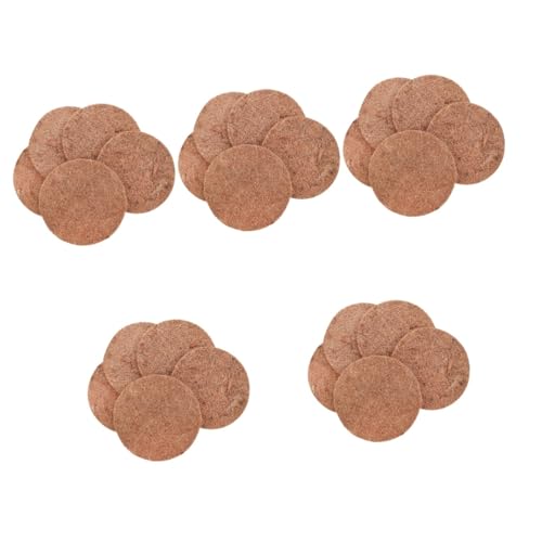 COLLBATH 25 STK Taubennestmatte Vögel nisten Vogelzuchtstation Nistmatte für Vögel Brutnester von Papageien Vogelnestmatte Kleintiermatte Papageien Brutnester mat Papageienzuchtmatte Kokos von COLLBATH
