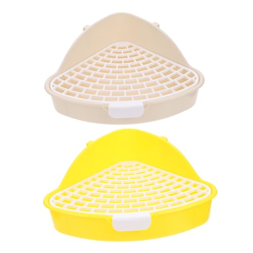 COLLBATH 2Er-Box Kaninchentoilette Haustier wehe Welpen Pads Hängematte dreieckige Toilette Hamster klo kaninchenklo Hasen Potty Hamster-Trainings-Töpfchen Katze Töpfchen Plastik COLLBATH 2Er-Box Kaninchentoilette Haustier wehe Welpen Pads Hängematte dreieckige Toilette Hamster klo kaninchenklo Hasen Potty Hamster-Trainings-Töpfchen Katze Töpfchen Plastik von COLLBATH