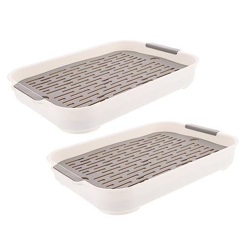 COLLBATH 2Er-Box Kaninchentoilette abnehmbare Haustiertoilette Welpenkäfig Hamster klo kaninchenklo Haustierklo Hundeunterlagen Katzenklo für Katzen Haustiertöpfchen aus Kunststoff pp Weiß COLLBATH 2Er-Box Kaninchentoilette abnehmbare Haustiertoilette Welpenkäfig Hamster klo kaninchenklo Haustierklo Hundeunterlagen Katzenklo für Katzen Haustiertöpfchen aus Kunststoff pp Weiß von COLLBATH