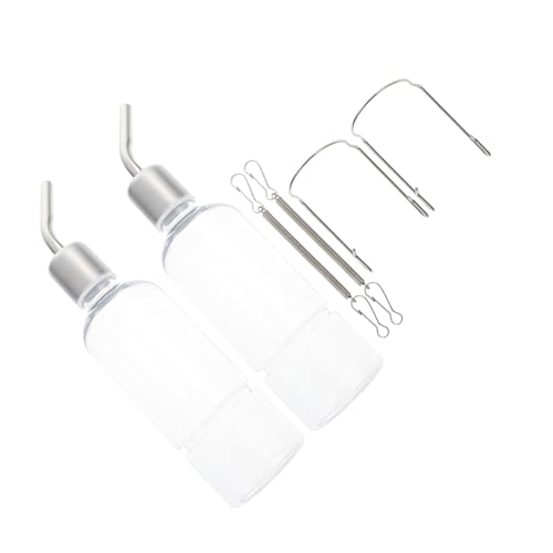 COLLBATH 2stücke Pet Trinkflasche Für Kaninchen Chinchillas Und Meerschweinchen Auslaufsichere Wasserflasche Mit Edelstahlspender Installieren Transparentes Design Zur Überwachung COLLBATH 2stücke Pet Trinkflasche Für Kaninchen Chinchillas Und Meerschweinchen Auslaufsichere Wasserflasche Mit Edelstahlspender Installieren Transparentes Design Zur Überwachung von COLLBATH