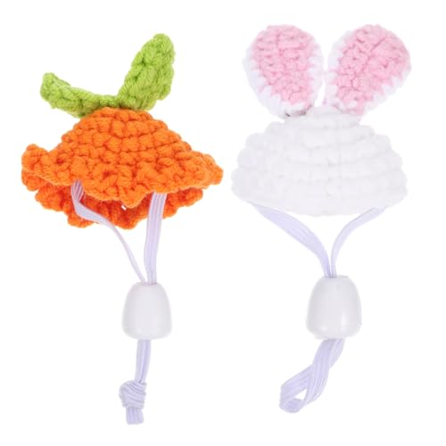 COLLBATH Dekoratives Haustier-Kopfschmuck-Set 2-teilig Gestrickte Tierhüte Für Hamster Chinchilla Meerschweinchen COLLBATH Dekoratives Haustier-Kopfschmuck-Set 2-teilig Gestrickte Tierhüte Für Hamster Chinchilla Meerschweinchen von COLLBATH