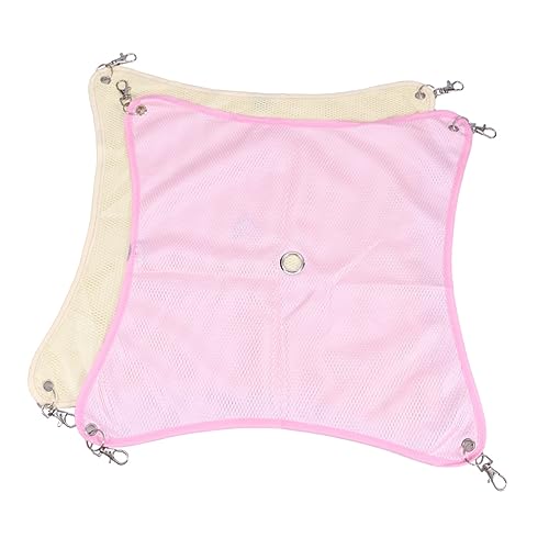 COLLBATH Hamsterwiege 2er-Pack Haustier-hängebett Netz-hängematte Für Kleintiere Leicht Einfach Zu Verstauen Farbe Zufällig COLLBATH Hamsterwiege 2er-Pack Haustier-hängebett Netz-hängematte Für Kleintiere Leicht Einfach Zu Verstauen Farbe Zufällig von COLLBATH