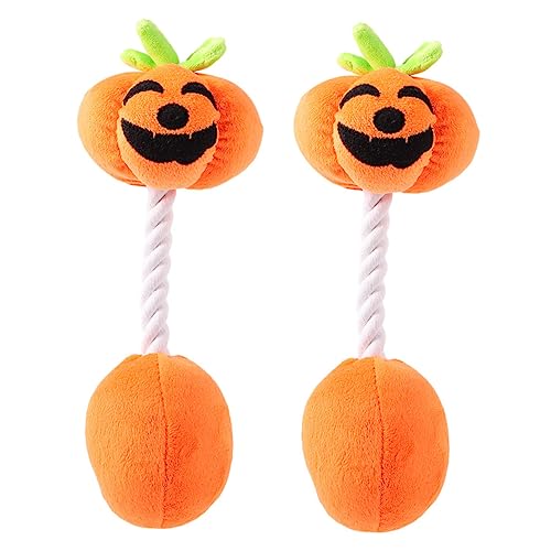 COLLBATH 2 Stück Plüsch Hundekauspielzeug Halloween Haustier Spielzeug Bissfestes Hundezahnspielzeug COLLBATH 2 Stück Plüsch Hundekauspielzeug Halloween Haustier Spielzeug Bissfestes Hundezahnspielzeug von COLLBATH