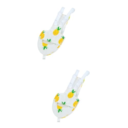 COLLBATH 2 Stücke Haustier Fliegen Kostüm Kleidung Wellensittich Windel Nymphensittich Vogel Hose Material Dicht für Sittich von COLLBATH