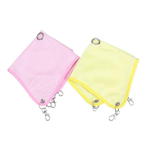 COLLBATH 2 Stücke Starke Mesh Atmungsaktive Hamster Hängematte Für Haustiere Zufällige Farbe COLLBATH 2 Stücke Starke Mesh Atmungsaktive Hamster Hängematte Für Haustiere Zufällige Farbe von COLLBATH