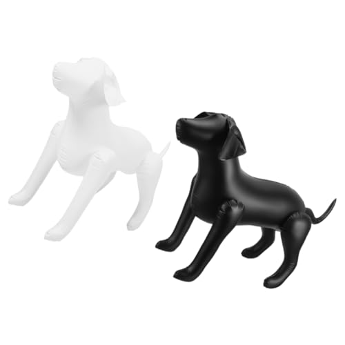 COLLBATH 2st Haustierbekleidungsmodell Haustier-ausstellungsmodell Kleiderständer Für Hunde Kleiderbügel Für Hunde Stehendes Hundemodell Haustiere Modellständer Menschlicher Körper PVC von COLLBATH