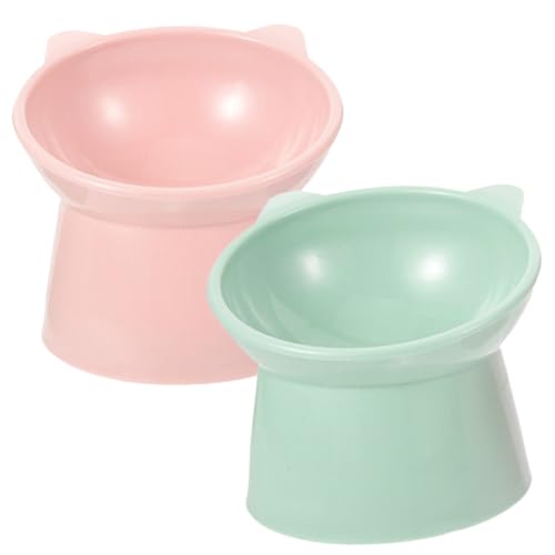 COLLBATH 2St Hundenapf für den täglichen Gebrauch pet Bowl katzenfutterspender Katzennapf mit Ständer verschleißfester Futternapf kompakter Katzennapf entzückender Haustiernapf Plastik COLLBATH 2St Hundenapf für den täglichen Gebrauch pet Bowl katzenfutterspender Katzennapf mit Ständer verschleißfester Futternapf kompakter Katzennapf entzückender Haustiernapf Plastik von COLLBATH