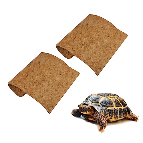 COLLBATH 2stücke Natürliche Kokosfasermatte Reptilienmatte Schildkrötenmatte Atmungsaktive Bettwäsche Braun COLLBATH 2stücke Natürliche Kokosfasermatte Reptilienmatte Schildkrötenmatte Atmungsaktive Bettwäsche Braun von COLLBATH
