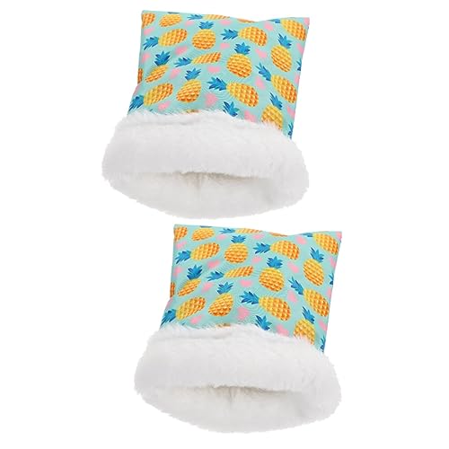 COLLBATH 2 Stücke Meerschweinchen Warme Bett Haustier Schlafsack Hamster Bett Gemütliche Tasche Für Schlaf von COLLBATH