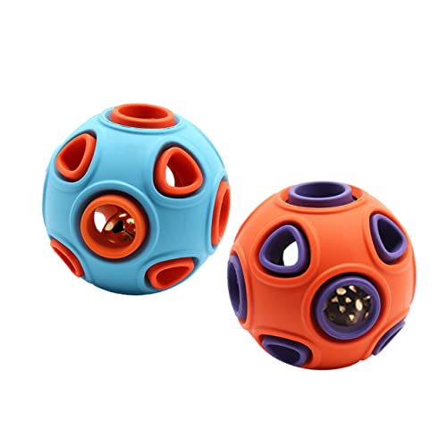 COLLBATH Kauspielzeug Hund Ball Haustier-soundspielzeug Gummihundespielzeug Mit Glöckchen Trainingsgerät Für Hunde Hergestellt Aus Gummimaterial Kreativer Hundeball Zum Spielen COLLBATH Kauspielzeug Hund Ball Haustier-soundspielzeug Gummihundespielzeug Mit Glöckchen Trainingsgerät Für Hunde Hergestellt Aus Gummimaterial Kreativer Hundeball Zum Spielen von COLLBATH