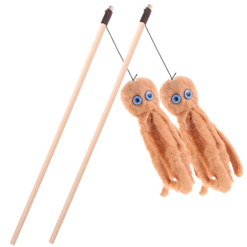 COLLBATH 2stücke Interaktives Katzenspielzeug Lustige Katzenangel Mit Buntem Weichem Spielzeug Für Indoor-nutzung Fördert Spiel Und Bewegung Für Katzenliebhaber Und Aktive Haustiere COLLBATH 2stücke Interaktives Katzenspielzeug Lustige Katzenangel Mit Buntem Weichem Spielzeug Für Indoor-nutzung Fördert Spiel Und Bewegung Für Katzenliebhaber Und Aktive Haustiere von COLLBATH