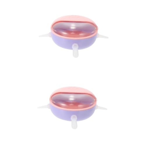 COLLBATH 2St Stillgerät pet Flaschen Haustierflasche Tiermilchflasche Fressnäpfe für Kätzchen Stillflasche strapazierfähiger Futterspender für Welpen fütterungsgerät für kätzchen pp Rosa von COLLBATH