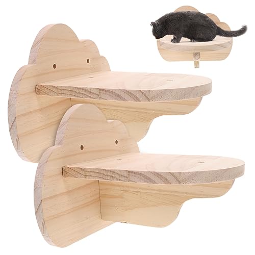 COLLBATH Katzenklettertreppe Wandregale Holz Katzenmöbel Katzensitzstange Indoor Katzenspielzeug COLLBATH Katzenklettertreppe Wandregale Holz Katzenmöbel Katzensitzstange Indoor Katzenspielzeug von COLLBATH