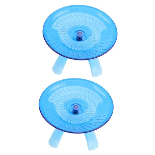COLLBATH 2 Stücke Zwerg Hamster Übung Rad Nicht-Run Disc Pet Übung Spielzeug Für Hamster Pygmäen Run Disc von COLLBATH