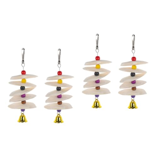 COLLBATH 2St Vogel Cuttlebone Spielzeug Kuschelknochen Papagei Kauspielzeug zum Aufhängen Bird Toys papageienspielzeug Schneckenfutter Skelett Spielzeug beißendes Spielzeug Vögel Spielzeug von COLLBATH