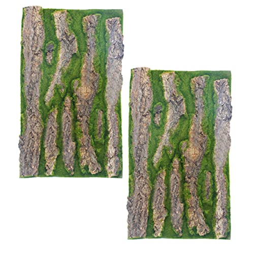 COLLBATH Korkrinde Reptilientank-Hintergrund 2 Stück Dekorative Platte Realistische Rindenimitation Für Aquarium-Dekoration COLLBATH Korkrinde Reptilientank-Hintergrund 2 Stück Dekorative Platte Realistische Rindenimitation Für Aquarium-Dekoration von COLLBATH