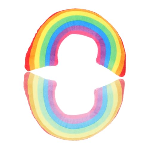 COLLBATH 2stücke U-förmiger Katzenkissen Mit Katzenminze Regenbogenfarbige Nackenstütze Für Tieferen Schlaf Waschbar Und Pflegeleicht Für Katzen Und Kleine Haustiere COLLBATH 2stücke U-förmiger Katzenkissen Mit Katzenminze Regenbogenfarbige Nackenstütze Für Tieferen Schlaf Waschbar Und Pflegeleicht Für Katzen Und Kleine Haustiere von COLLBATH