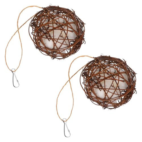 COLLBATH Hängespielzeug Für Papageien Vogelbälle Aus Gewebtem Material Kauspielzeug Für Vögel Papageienkauspielzeug Vogel-hängespielzeug Spielzeug Für Kleintiere COLLBATH Hängespielzeug Für Papageien Vogelbälle Aus Gewebtem Material Kauspielzeug Für Vögel Papageienkauspielzeug Vogel-hängespielzeug Spielzeug Für Kleintiere von COLLBATH