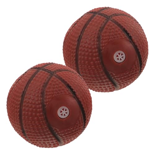 COLLBATH Interaktives Quietschspielzeug Für Hunde 2 Sportbälle Mini-basketbälle Kleine Hundebälle Aus PVC Mit Quietschgeräusch COLLBATH Interaktives Quietschspielzeug Für Hunde 2 Sportbälle Mini-basketbälle Kleine Hundebälle Aus PVC Mit Quietschgeräusch von COLLBATH