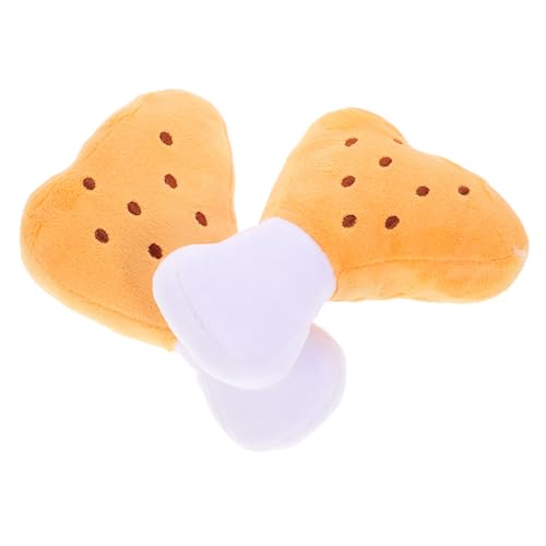 COLLBATH 2Stücke Quietschendes Aus Plüsch Kauknochen Hähnchenbein Für Welpen Zahnpflege Für Kleine Und Mittelgroße COLLBATH 2Stücke Quietschendes Aus Plüsch Kauknochen Hähnchenbein Für Welpen Zahnpflege Für Kleine Und Mittelgroße von COLLBATH