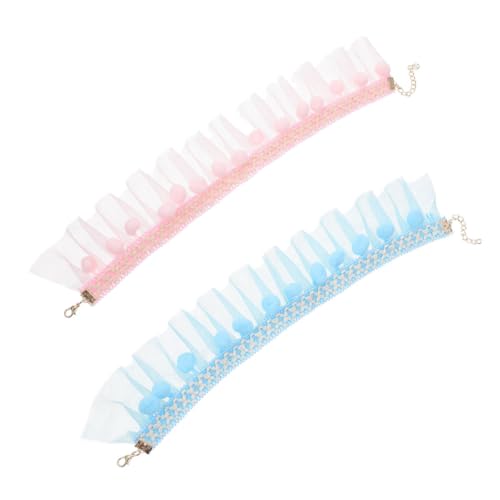 COLLBATH 2 Stück Entzückendes Katzenhalsband Dekoratives Kätzchenhalsband Spitze Verschleißfestes Haustierhalsband Für Den Außenbereich COLLBATH 2 Stück Entzückendes Katzenhalsband Dekoratives Kätzchenhalsband Spitze Verschleißfestes Haustierhalsband Für Den Außenbereich von COLLBATH