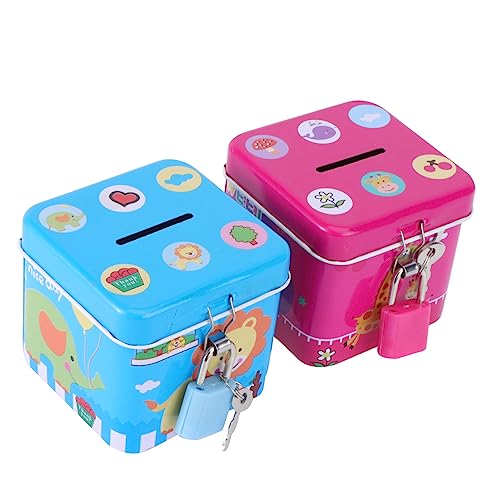 COLLBATH 2 Stücke Interaktive Papagei Spielzeug Münze Kasten Aus Eisen Pet Vogel Spielzeug Für Kleine Mittelgroße Vögel COLLBATH 2 Stücke Interaktive Papagei Spielzeug Münze Kasten Aus Eisen Pet Vogel Spielzeug Für Kleine Mittelgroße Vögel von COLLBATH