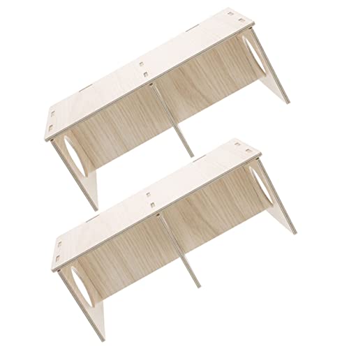 COLLBATH 2 Stücke Holz Hamster Versteck Haus Spielplatz Schlafhaus Für Kleine Tiere Käfig Zubehör Langlebig Und Sicher COLLBATH 2 Stücke Holz Hamster Versteck Haus Spielplatz Schlafhaus Für Kleine Tiere Käfig Zubehör Langlebig Und Sicher von COLLBATH