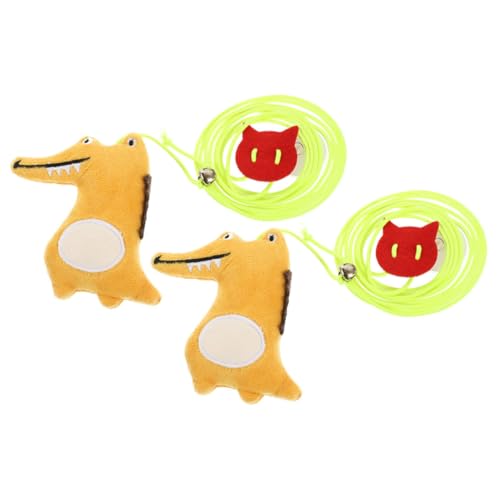 COLLBATH 2pcs Interactive Cat Teaser Toy Interessanter Kätzchen Retractable Toy Cat Cat Accessoire COLLBATH 2pcs Interactive Cat Teaser Toy Interessanter Kätzchen Retractable Toy Cat Cat Accessoire von COLLBATH