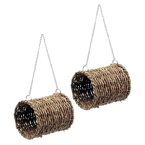 COLLBATH 2er Satz Hängematte Für Kleintiere Schlafbett Für Hamster Ratten Hängebett Für Käfig Zubehör Für Kleine Haustiere von COLLBATH