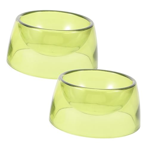 COLLBATH 2 X Futter- Und Wassernapf Für Meerschweinchen Spitze Kunststoff Für Kleintiere Hamster Futterteller Leicht Zu Reinigen Robustes Material Farbe Grün COLLBATH 2 X Futter- Und Wassernapf Für Meerschweinchen Spitze Kunststoff Für Kleintiere Hamster Futterteller Leicht Zu Reinigen Robustes Material Farbe Grün von COLLBATH