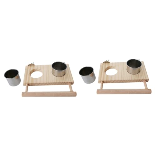 COLLBATH 2 Stücke Edelstahl Papagei Fütterung Schüssel Für Käfig Pet Zubehör Vogel Lebensmittel Leicht Zu Reinigen Dekorative COLLBATH 2 Stücke Edelstahl Papagei Fütterung Schüssel Für Käfig Pet Zubehör Vogel Lebensmittel Leicht Zu Reinigen Dekorative von COLLBATH