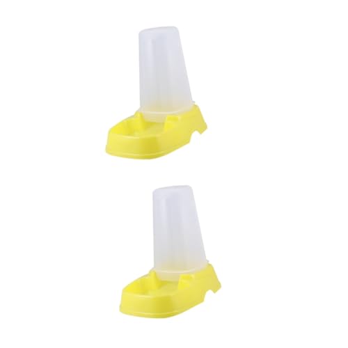 COLLBATH 2 Stücke Hund Und Katze Automatische Feeder Pet Feeder Bowl Für Haustier Hund Food Dispenser Katzenfutter Dispenser Kunststoff von COLLBATH