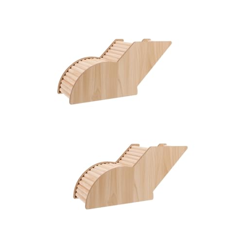 COLLBATH 2 Stücke Dekorative Hamster Log Hideout Holz Shelter Für Guinea Schweine Chinchillas von COLLBATH