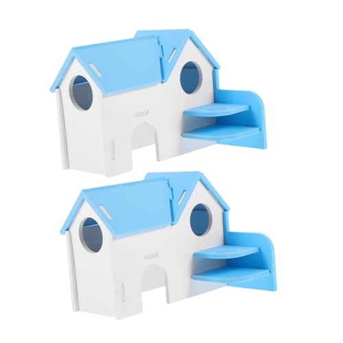 COLLBATH 2-in-1-Hamsterhaus mit Kletterleiter Chinchilla-Versteck Villa Meerschweinchen-Spielzeug Hamsterversteck Rattenheim Minikäfig Nest stilvoll geräumig COLLBATH 2-in-1-Hamsterhaus mit Kletterleiter Chinchilla-Versteck Villa Meerschweinchen-Spielzeug Hamsterversteck Rattenheim Minikäfig Nest stilvoll geräumig von COLLBATH