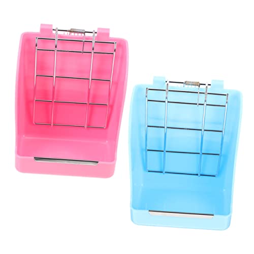 COLLBATH Heu-Futterständer für Meerschweinchen Heu-Futterständer für Kaninchen Käfigständer für Haustiere 2er-Pack Heuhalter für Kaninchen praktischer Heuspender für Kaninchen von COLLBATH