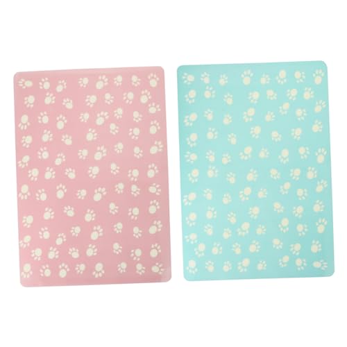 COLLBATH 2stücke Futtermatte Für Haustiere Aus Wasserabweisendem Katzen-tischset Als Futterunterlage Bodenmatte Für Katzen Und Welpen Leicht Zu Reinigen Und Kratzfest COLLBATH 2stücke Futtermatte Für Haustiere Aus Wasserabweisendem Katzen-tischset Als Futterunterlage Bodenmatte Für Katzen Und Welpen Leicht Zu Reinigen Und Kratzfest von COLLBATH