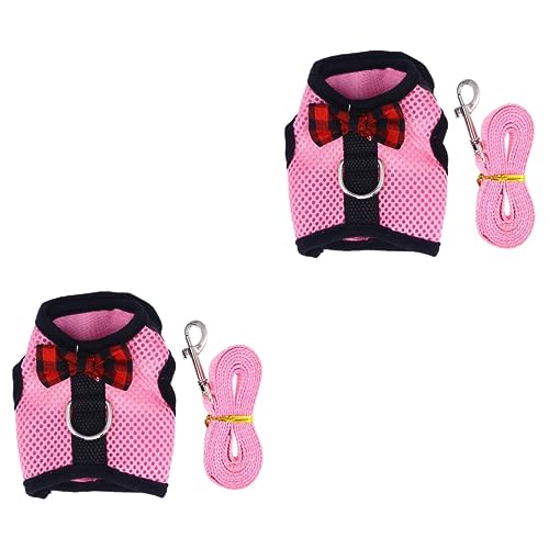 COLLBATH Hamsterweste 2st Haustiergeschirr Mit Leine Wasserdichtes Hundehalsband Hängematte Plüsch Kostü Zubehör Karikatur Käfig Kragen Träger Kaninchen Liner Ratte Pfote Nase Rosa COLLBATH Hamsterweste 2st Haustiergeschirr Mit Leine Wasserdichtes Hundehalsband Hängematte Plüsch Kostü Zubehör Karikatur Käfig Kragen Träger Kaninchen Liner Ratte Pfote Nase Rosa von COLLBATH