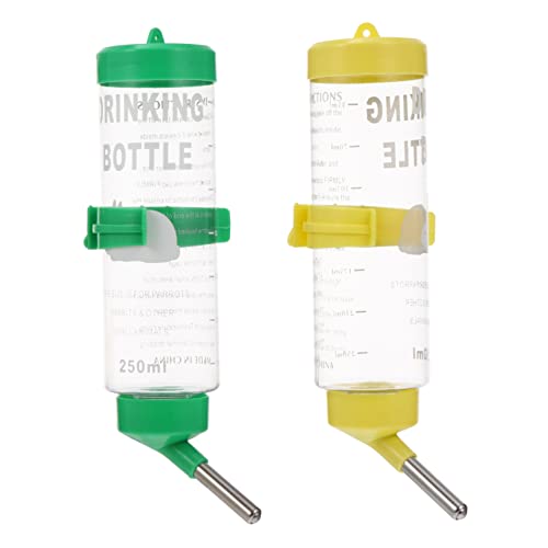 COLLBATH Freistehende große Kaninchen-Wasserflasche 250 ml Häschen-Wasserspender für automatische Kaninchen-Nil-Tränke COLLBATH Freistehende große Kaninchen-Wasserflasche 250 ml Häschen-Wasserspender für automatische Kaninchen-Nil-Tränke von COLLBATH