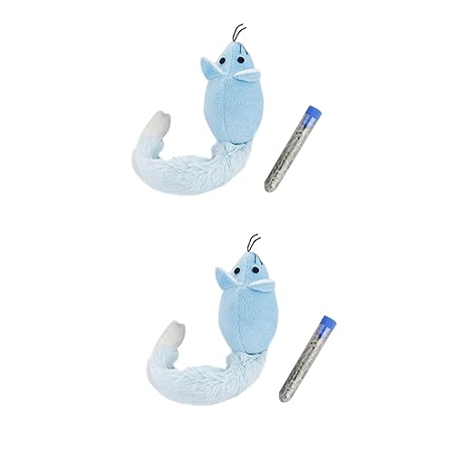 COLLBATH 2st Katzen- -Spielzeug Interaktives Katzenspielzeug Haustier- -Spielzeug Plüsch Spielzeug Bambus Blue COLLBATH 2st Katzen- -Spielzeug Interaktives Katzenspielzeug Haustier- -Spielzeug Plüsch Spielzeug Bambus Blue von COLLBATH