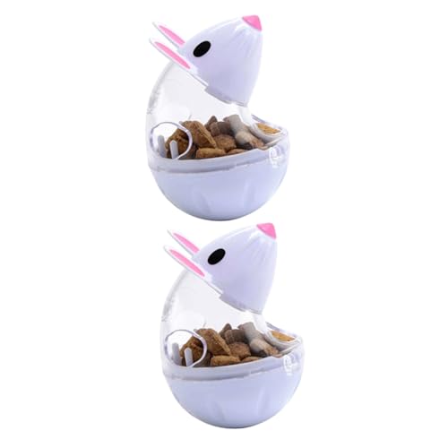 COLLBATH 2st Katzenfutter Katzenleckerchen-Puzzle Großes Hundespielzeug Großer Wassernapfspender Für Hunde Spielzeug Für Haustiere Leckerlispender Für Katzen Katzenspielzeug Katzennapf Weiß COLLBATH 2st Katzenfutter Katzenleckerchen-Puzzle Großes Hundespielzeug Großer Wassernapfspender Für Hunde Spielzeug Für Haustiere Leckerlispender Für Katzen Katzenspielzeug Katzennapf Weiß von COLLBATH