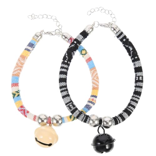 COLLBATH Kätzchenhalsbänder Multifunktional Verstellbare Halsketten Für Welpen Verschleißfeste Accessoires Spielzeughalsketten Bezaubernde Dekoration von COLLBATH