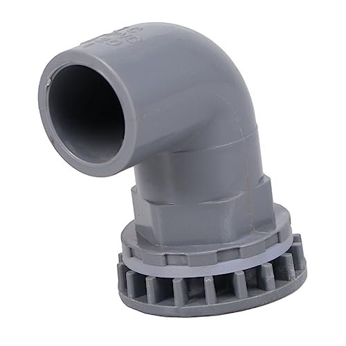 COLLBATH 2 Stück Robuste PVC-verbindungsstücke Für Den Abfluss Von Fischtanks Wasserversorgungsrohr Entwässerungsteil Schwarz 20 Mm Innendurchmesser von COLLBATH