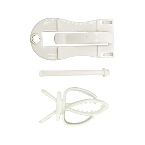 COLLBATH 2 Stück Papageienklammer Robuster Clip Für Vogelkäfig Zubehör Für Papageien Langlebig Weiß von COLLBATH